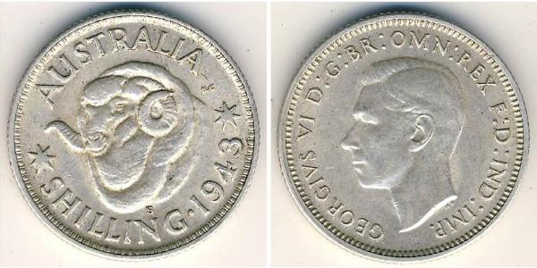 1 Shilling Australia (1939 - ) Silver George VI (1895-1952)