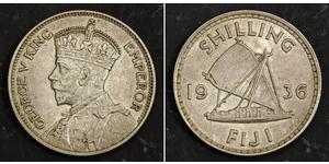 1 Shilling British Empire (1497 - 1949) / Fiji Silver George V of the United Kingdom (1865-1936)