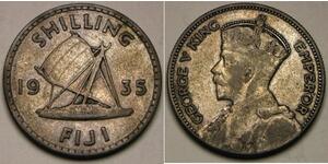 1 Shilling British Empire (1497 - 1949) / Fiji Silver George V of the United Kingdom (1865-1936)