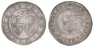 1 Shilling Commonwealth of England (1649-1660) Silver 