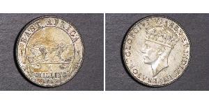 1 Shilling East Africa Silver George VI (1895-1952)