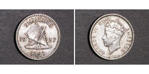 1 Shilling Fiji Silver George VI (1895-1952)