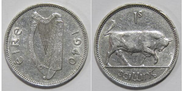 1 Shilling Ireland (1922 - ) Silver 