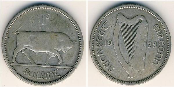 1 Shilling Ireland (1922 - ) Silver 