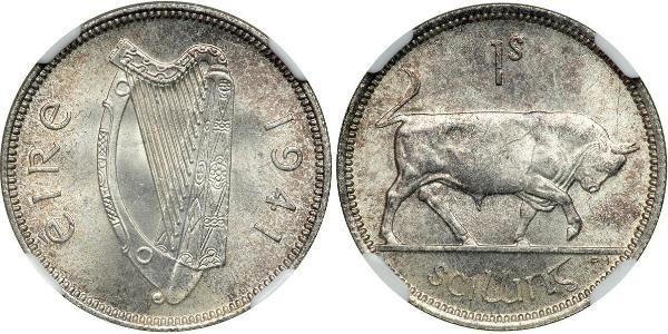 1 Shilling Ireland (1922 - ) Silver 
