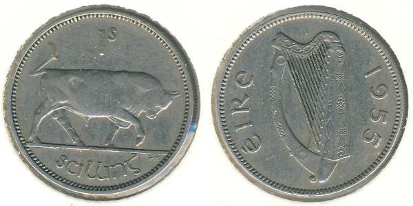 1 Shilling Ireland (1922 - ) Silver 