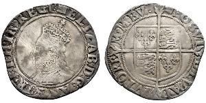 1 Shilling Kingdom of England (927-1649,1660-1707) Silver Elizabeth I (1533-1603)