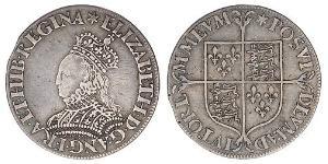 1 Shilling Kingdom of England (927-1649,1660-1707) Silver Elizabeth I (1533-1603)