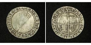 1 Shilling Kingdom of England (927-1649,1660-1707) Silver Elizabeth I (1533-1603)