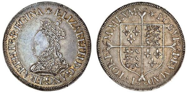 1 Shilling Kingdom of England (927-1649,1660-1707) Silver Elizabeth I (1533-1603)