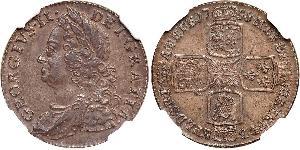 1 Shilling Kingdom of Great Britain (1707-1801) Silver George II (1683-1760)