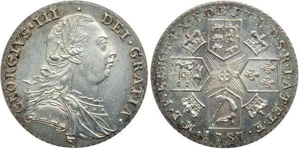 1 Shilling Kingdom of Great Britain (1707-1801) Silver George III (1738-1820)