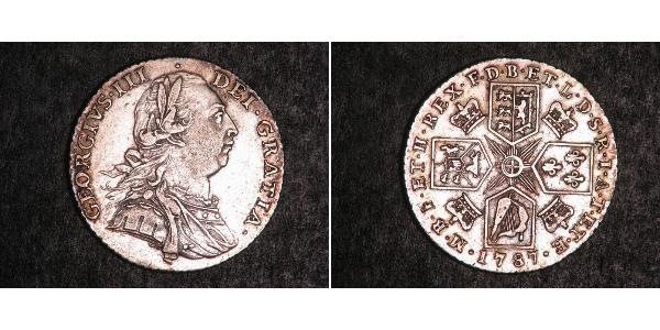 1 Shilling Kingdom of Great Britain (1707-1801) Silver George III (1738-1820)