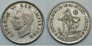 1 Shilling South Africa Silver George VI (1895-1952)