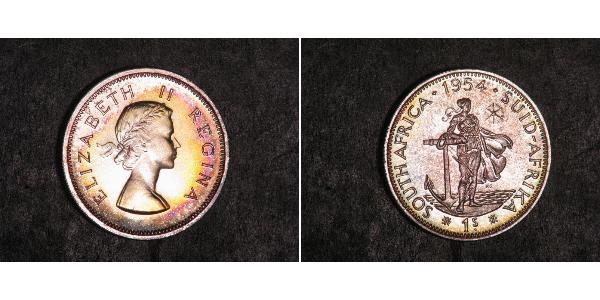 1 Shilling South Africa Silver Elizabeth II (1926-2022)
