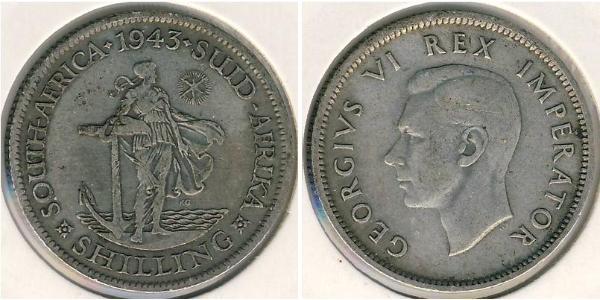 1 Shilling South Africa Silver George VI (1895-1952)