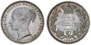 1 Shilling United Kingdom of Great Britain and Ireland (1801-1922) Silver Victoria (1819 - 1901)