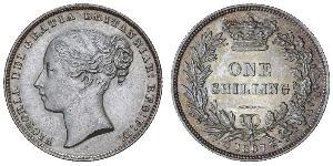 1 Shilling United Kingdom of Great Britain and Ireland (1801-1922) Silver Victoria (1819 - 1901)