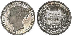 1 Shilling United Kingdom of Great Britain and Ireland (1801-1922) Silver Victoria (1819 - 1901)