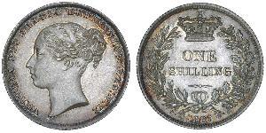 1 Shilling United Kingdom of Great Britain and Ireland (1801-1922) Silver Victoria (1819 - 1901)