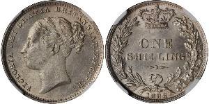 1 Shilling United Kingdom of Great Britain and Ireland (1801-1922) Silver Victoria (1819 - 1901)