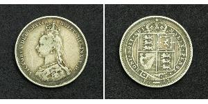 1 Shilling United Kingdom of Great Britain and Ireland (1801-1922) Silver Victoria (1819 - 1901)