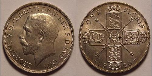 1 Shilling United Kingdom of Great Britain and Ireland (1801-1922) Silver George V of the United Kingdom (1865-1936)