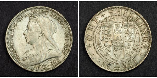 1 Shilling United Kingdom of Great Britain and Ireland (1801-1922) Silver Victoria (1819 - 1901)