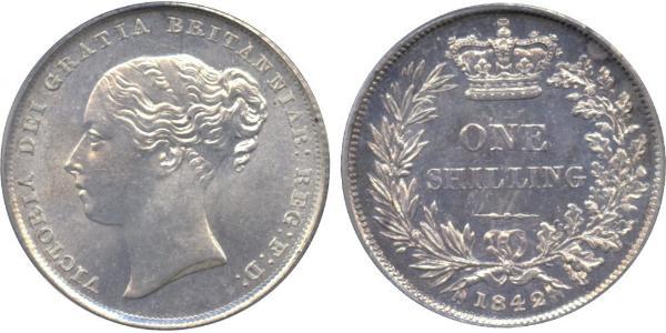 1 Shilling United Kingdom of Great Britain and Ireland (1801-1922) Silver Victoria (1819 - 1901)