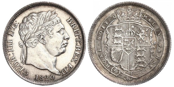 1 Shilling United Kingdom of Great Britain and Ireland (1801-1922) Silver George III (1738-1820)