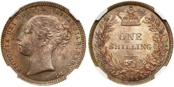 1 Shilling United Kingdom of Great Britain and Ireland (1801-1922) Silver Victoria (1819 - 1901)