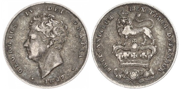 1 Shilling United Kingdom of Great Britain and Ireland (1801-1922) Silver George IV (1762-1830)