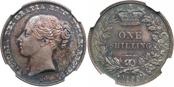 1 Shilling United Kingdom of Great Britain and Ireland (1801-1922) Silver Victoria (1819 - 1901)