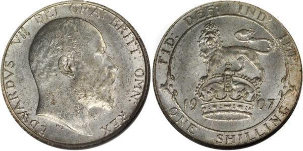 1 Shilling United Kingdom of Great Britain and Ireland (1801-1922) Silver Edward VII (1841-1910)