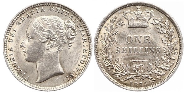 1 Shilling United Kingdom of Great Britain and Ireland (1801-1922) Silver Victoria (1819 - 1901)