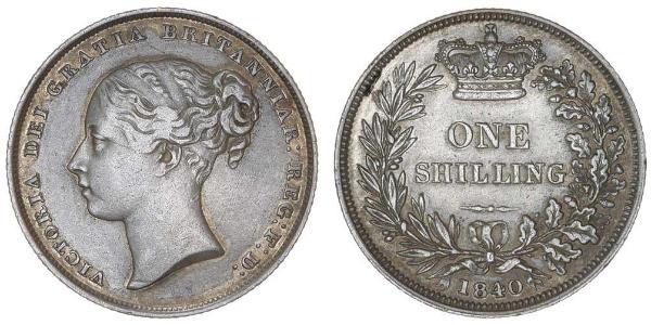 1 Shilling United Kingdom of Great Britain and Ireland (1801-1922) Silver Victoria (1819 - 1901)