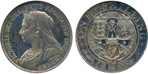 1 Shilling United Kingdom of Great Britain and Ireland (1801-1922) Silver Victoria (1819 - 1901)