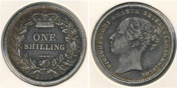 1 Shilling United Kingdom of Great Britain and Ireland (1801-1922) Silver Victoria (1819 - 1901)