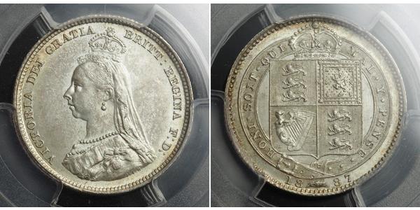 1 Shilling United Kingdom of Great Britain and Ireland (1801-1922) Silver Victoria (1819 - 1901)