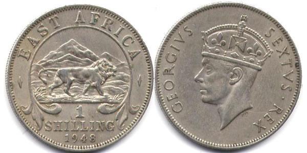 1 Shilling Ostafrika  