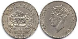 1 Shilling África Oriental  