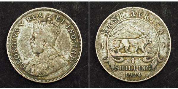 1 Shilling East Africa 銀 乔治五世  (1865-1936)