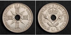 1 Shilling New Guinea 銀 乔治六世 (1895-1952)