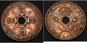 1 Shilling New Guinea 銀 乔治六世 (1895-1952)