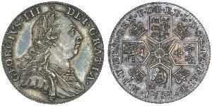 1 Shilling 大不列顛王國 (1707 - 1800) 銀 喬治三世 (1738-1820)