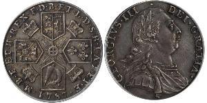 1 Shilling 大不列顛王國 (1707 - 1800) 銀 喬治三世 (1738-1820)