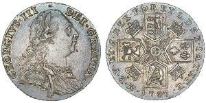 1 Shilling 大不列顛王國 (1707 - 1800) 銀 喬治三世 (1738-1820)