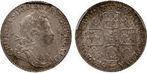 1 Shilling 大不列顛王國 (1707 - 1800) 銀 乔治一世 (大不列颠) (1660 - 1727)