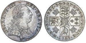 1 Shilling 大不列顛王國 (1707 - 1800) 銀 喬治三世 (1738-1820)