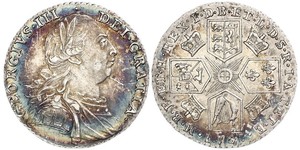 1 Shilling 大不列顛王國 (1707 - 1800) 銀 喬治三世 (1738-1820)